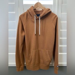 Burt orange distressed American eagle hoodie
